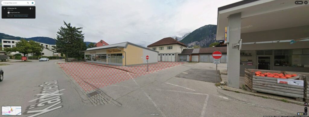 Warnung vor flaeche kaerntner straße